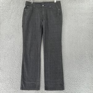 Prana Denim Pants Womens 8/29 (32x31)‎ Black Dark Wash Straight Leg